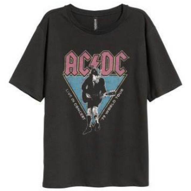 Ac dc t shirt hm clearance