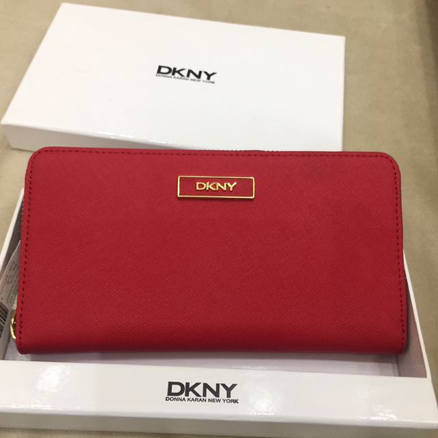 Dkny wallet red sales