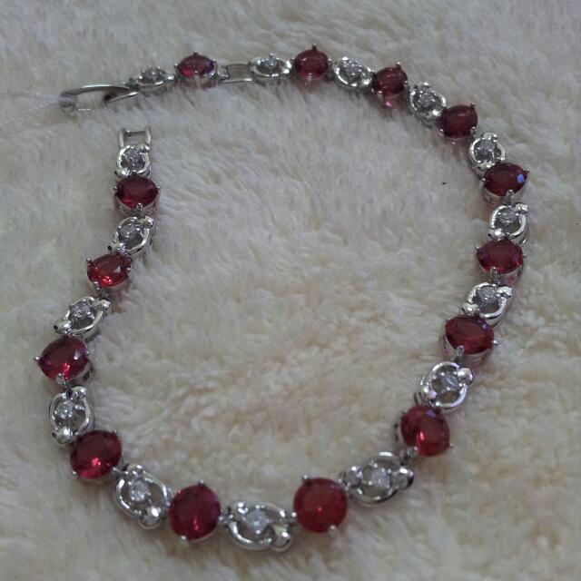 Gelang Tangan Batu Permata Women S Fashion Accessories On Carousell