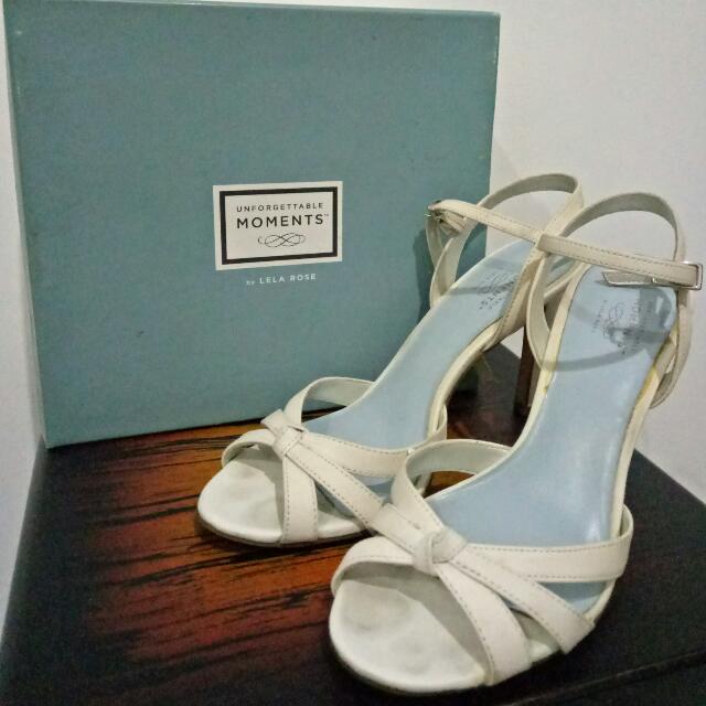 High Heels Warna Putih Fesyen Wanita Sepatu Di Carousell