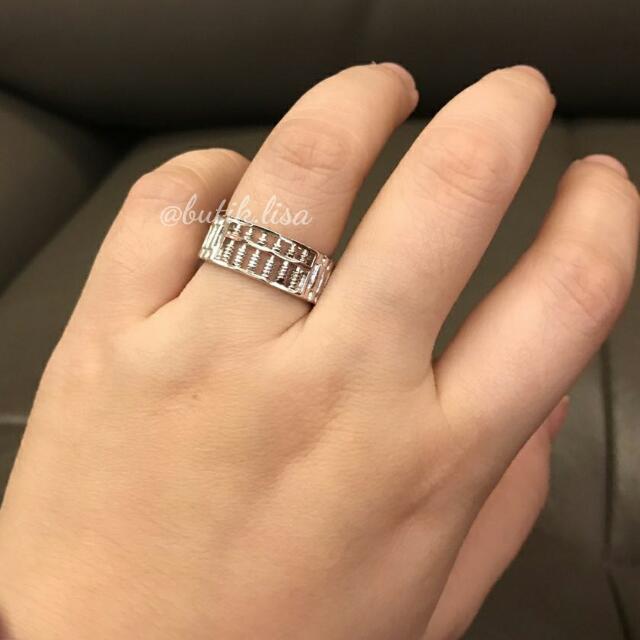 Cincin Emas Korea Putih Sempoa Abacus Korean White Gold Ring Women S Fashion Jewellery On Carousell