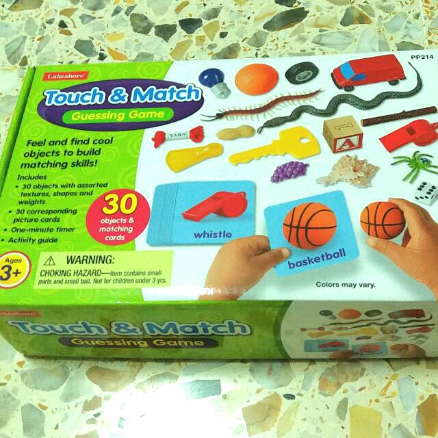 Lakeshore Touch & Match Guessing Game, Hobbies & Toys, Toys & Games on