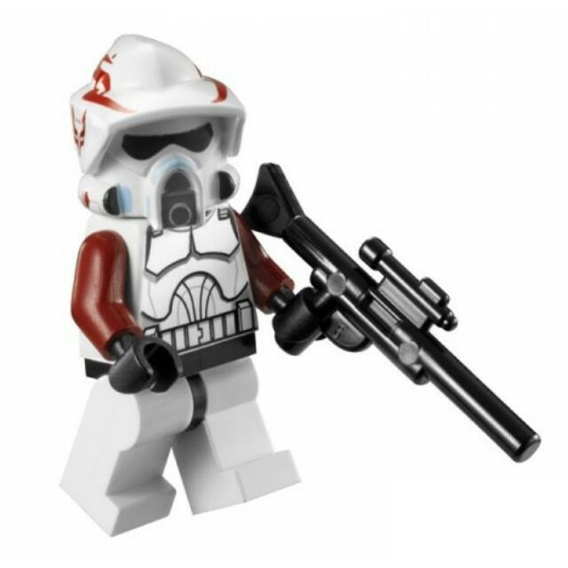 Lego Minifigure Star Wars 9488 Arf Trooper With Blaster