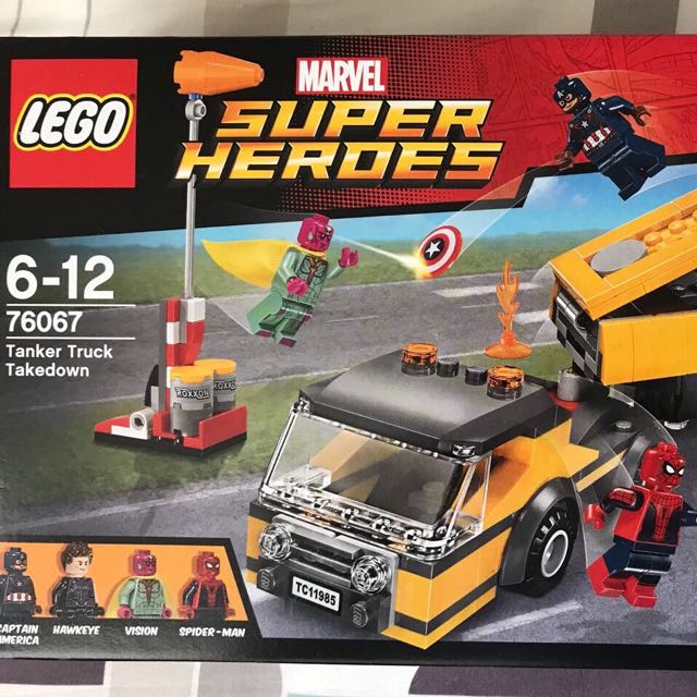 Marvel Lego 76067 - Tanker Truck Takedown, 興趣及遊戲, 玩具& 遊戲