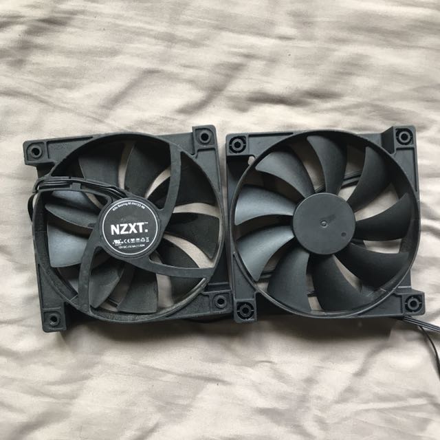 NZXT FN V2 Fan (Matte Black), Computers & Tech, Parts & Accessories, Computer Parts Carousell