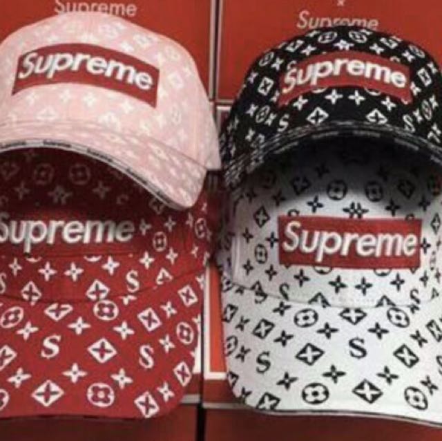 supreme x lv cap