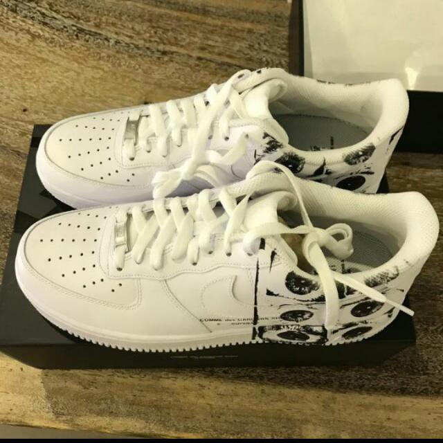 supreme cdg air force 1 2018