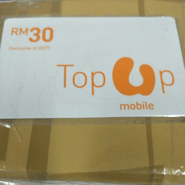 Oct10 U Mobile Rm 30 Top Up Card Mobile Phones Tablets Mobile Tablet Accessories On Carousell