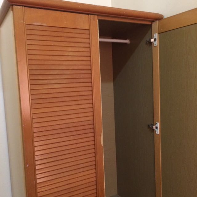 Used Wardrobe Made Of Rubber Wood Home Furniture Furniture On
