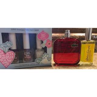 Lacoste Cologne, atelier And Nail polish Lacoste Cologne, atelier And Nail polish