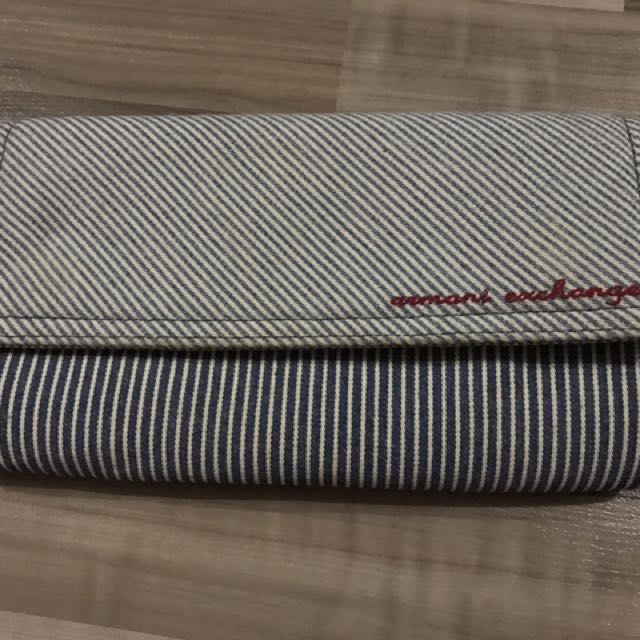 armani exchange clutch bag