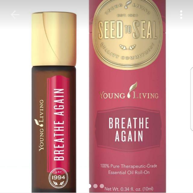 Authentic Young Living Breathe Again Roll On, Beauty & Personal Care