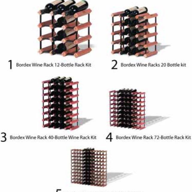 Bordex Wine Rack 12 Bottle, TV & Home Appliances, Kitchen Appliances, Wine Cellar & Storage on
