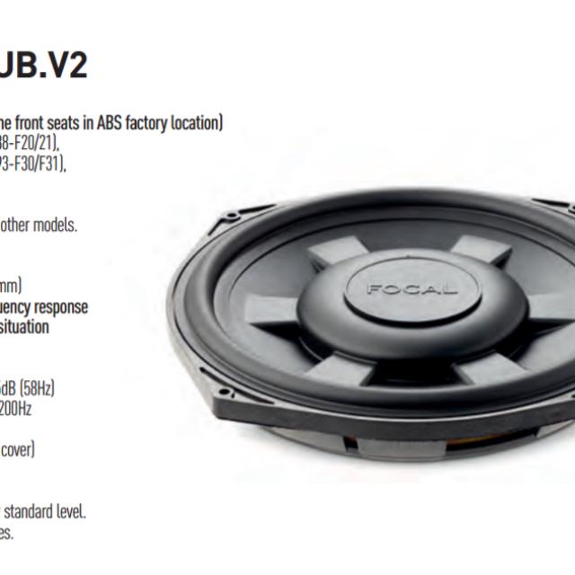 Focal bmw subwoofer online