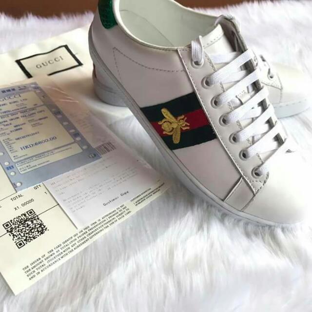 gucci bee womens trainers