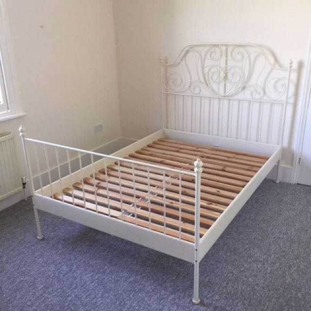 Ikea Leirvik Bed Size Queen, Furniture & Home Living, Furniture, Bed