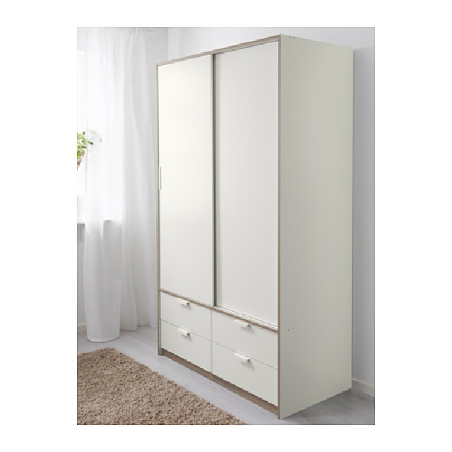 Ikea trysil on sale double wardrobe
