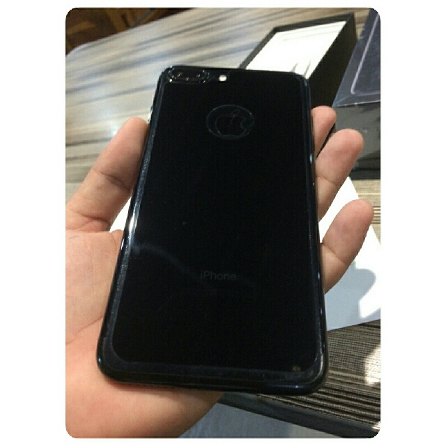 Iphone 7 Plus 128gb Jet Black Telepon Seluler Tablet Aksesoris Tablet Handphone Di Carousell