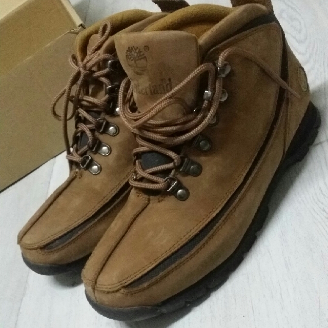 Timberland genuine leather and man made upper man made lining and outsole sales