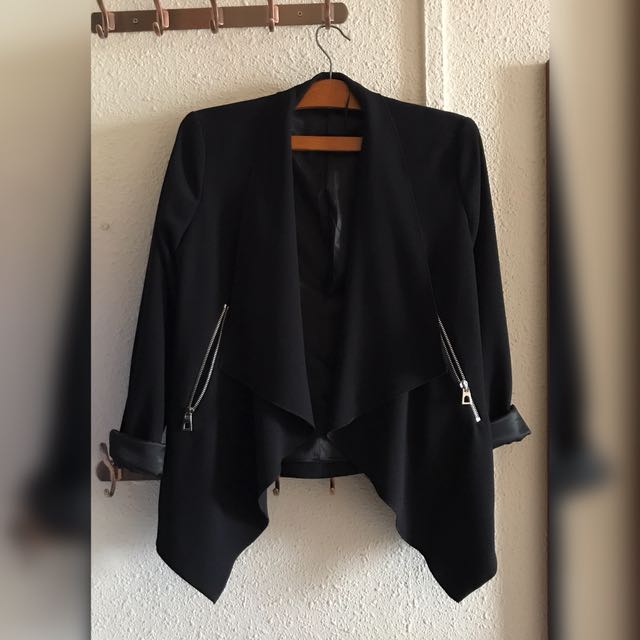 zara ladies black jackets
