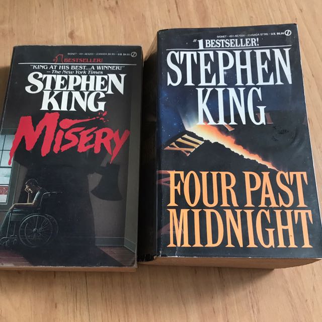 Misery Four Past Midnight By Stephen King Books Stationery Fiction On Carousell