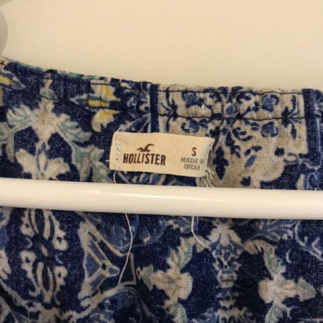 hollister strapless romper