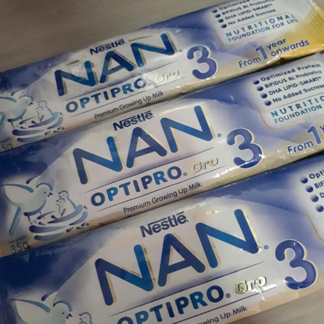 nan pro sachets