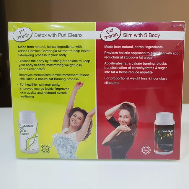Total Image Detox Slim Promo Pack Puri Cleanx 60s S Body 60s