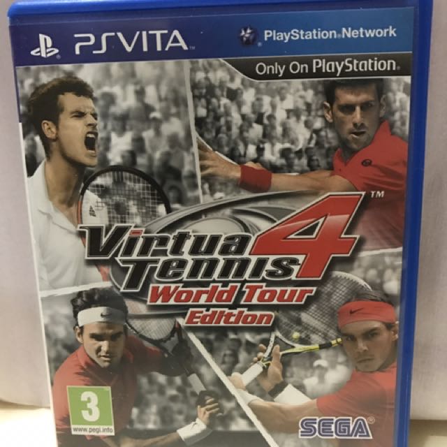 VIRTUA TENNIS 4 WORLD TOUR EDITION PS VITA PLAYSTATION, Video Gaming ...