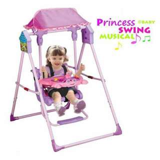small portable baby swing