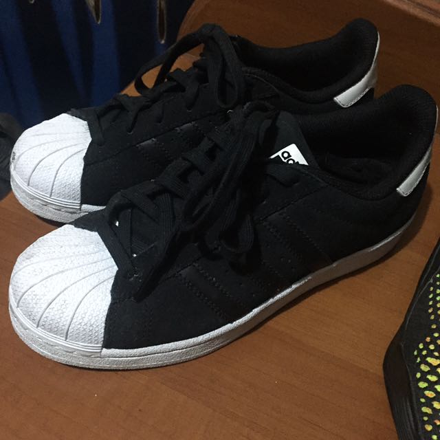 Adidas Superstar Suede, Women's Fashion, Shoes on Carousell