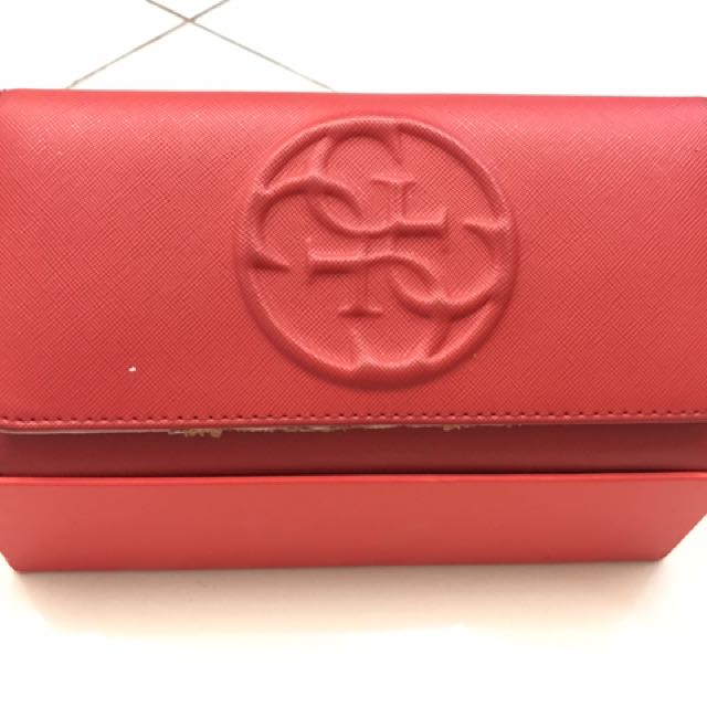 Authentic Guess Red Wallet Women S Fashion Bags Wallets On