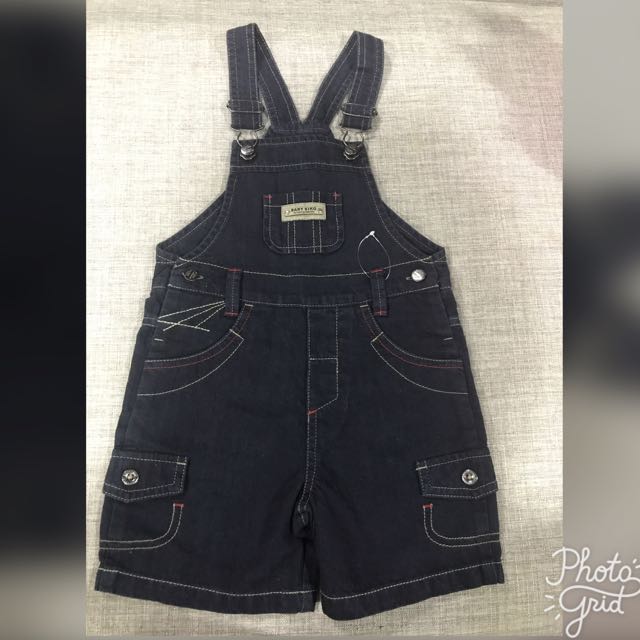 baby boy black overalls