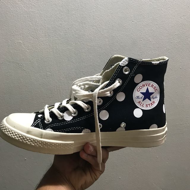 Comme des garcons converse dots shop