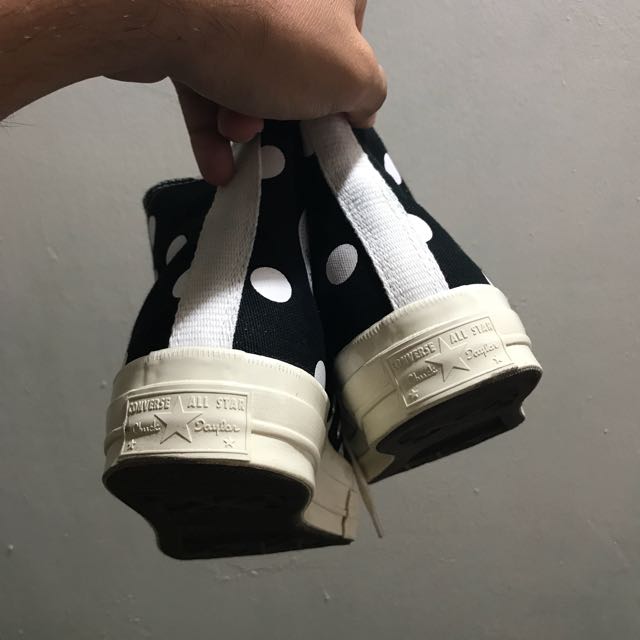 Comme des Garcons PLAY x Converse Chuck Taylor polka dots Men s Fashion Footwear Sneakers on Carousell