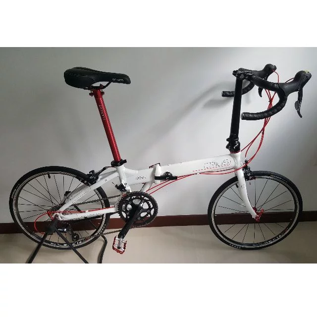 folding bike with drop bars