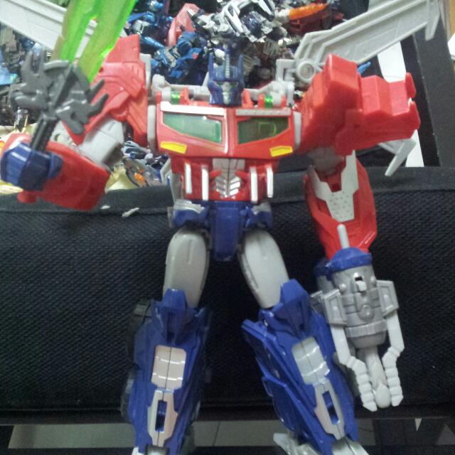 Hasbro Optimus Prime Transformers Prime Beast Hunter Loose Complete Toys Games Bricks Figurines On Carousell