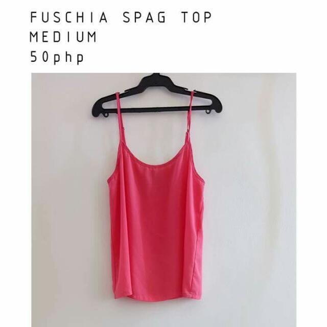 fuschia pink camisole