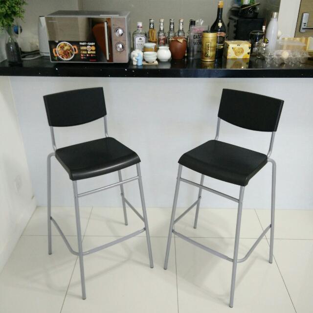 Ikea Stig Bar Stool, Furniture & Home Living, Furniture, Chairs on