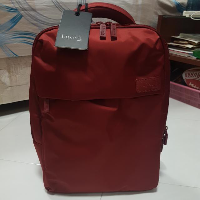 lipault plume business laptop backpack