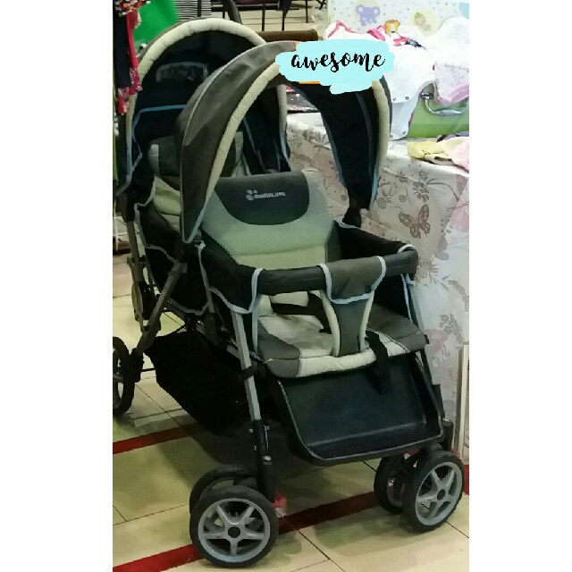 Mamalove twin stroller hot sale