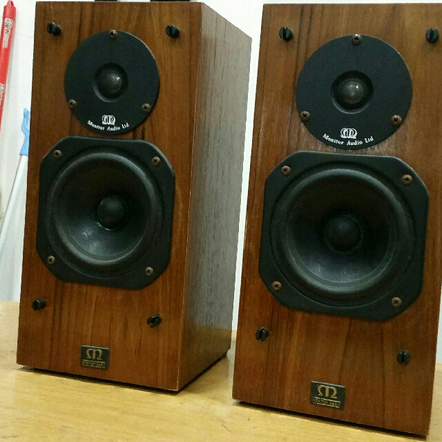 Monitor Audio Bookshelf Speakers Pair Model Mr1 Max Power 70