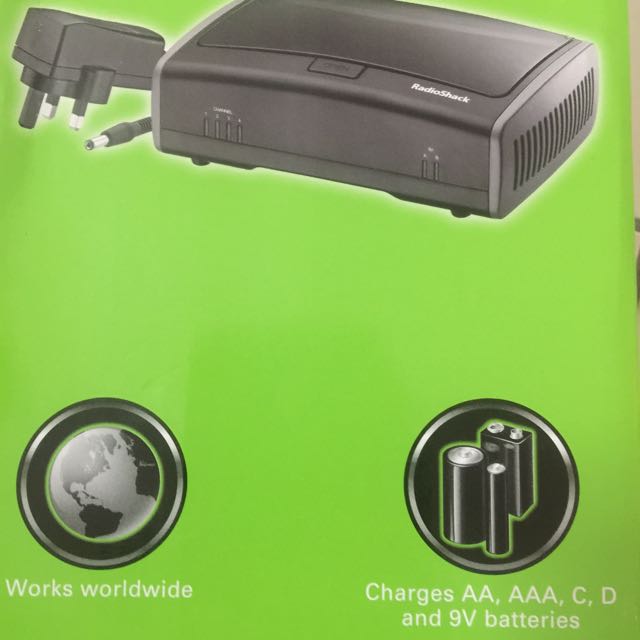 Radioshack Universal Battery Charger 8bay, TV & Home Appliances, TV