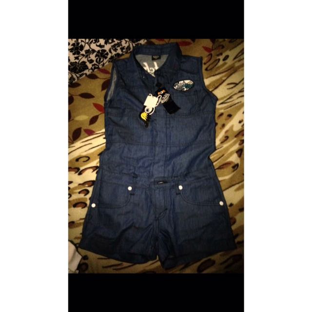 von dutch denim jumpsuit