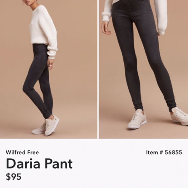 Wilfred Free Daria Pant (suede), Women's Fashion, Clothes on Carousell