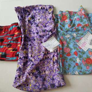 Lularoe BNWT OS leggings, Azure M, Bianka sz3