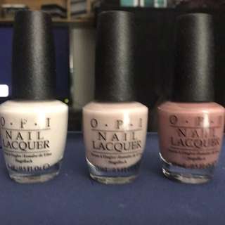3 OPI Nail Colours