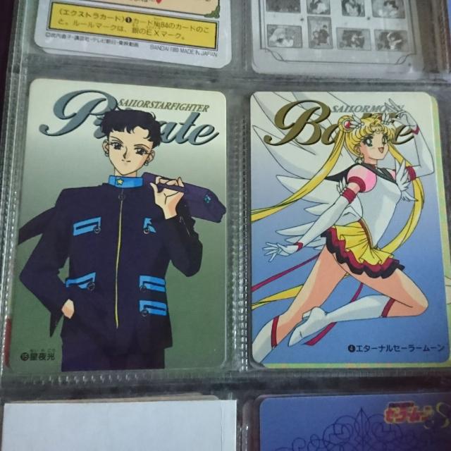 中古美少女戰士星光代港版白卡 咭 永恆moon款 Hkd 7 星夜光款 Hkd 5 郵寄費用hkd 2 均有歲月痕蹟 輕微邊角微損 玩具 遊戲類 Board Games Cards Carousell