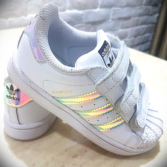 Adidas Rainbow Chrome Limited Edition White, Babies \u0026 Kids, Boys' Apparel  on Carousell