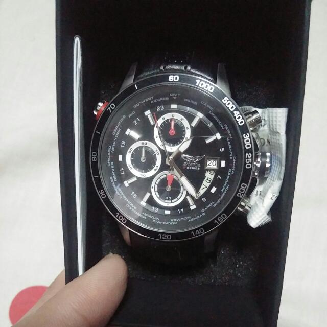 Aviator F series World Time Tachymetre Chronograph Watch Mobile Phones Gadgets Wearables Smart Watches on Carousell